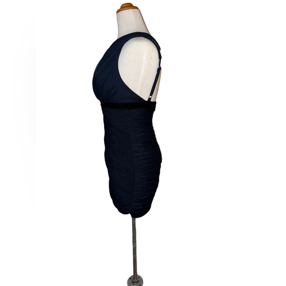 BCBG maxazria size XS ruched dress one shoulder - Picture 5 of 11